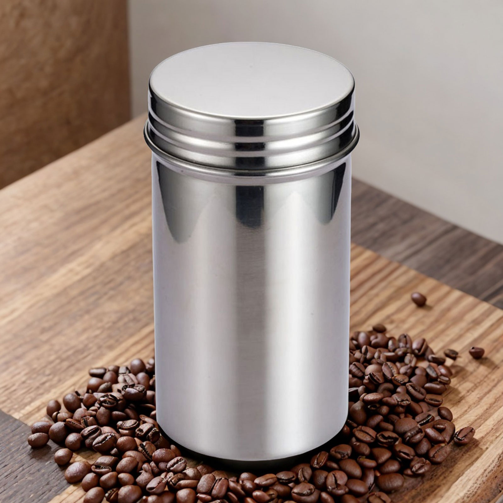 Coffee Tea And Bean Leaf - Tarro de almacenamiento sellado de acero