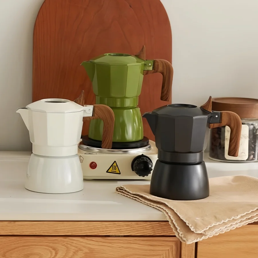Moka Pot Stove - Cafetera de doble válvula de 100