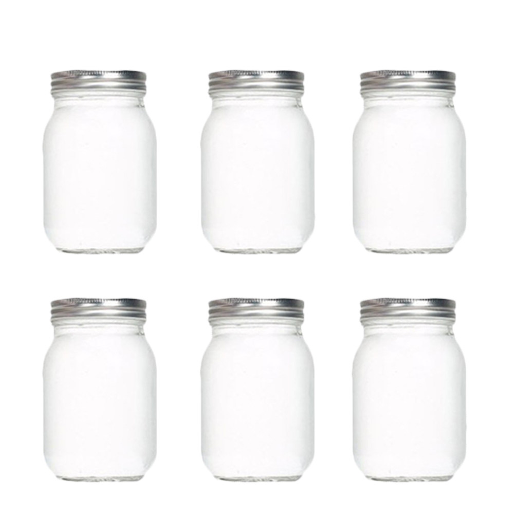 Coffee And Tea Glass - Juego de 6 Frascos de Vidrio