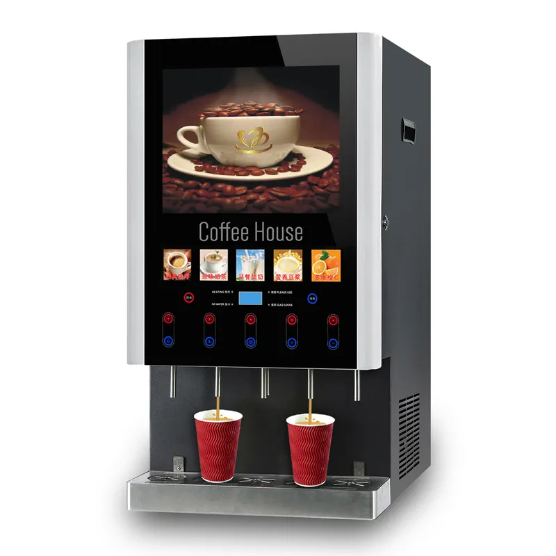 Coffee Tea Vending Machine For Office - Máquina Expendedora de Café Helado 50SCW-12L,