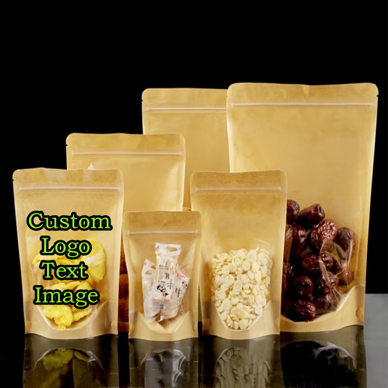Coffee Tea In Chinese - 100 Bolsas de Papel Kraft Transparente