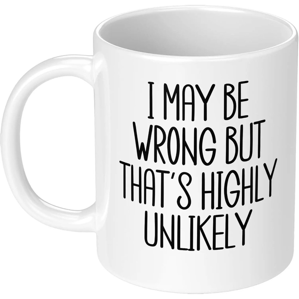 Taza Divertida con la Frase 'P - Coffee Tea Wrong reseña y precio