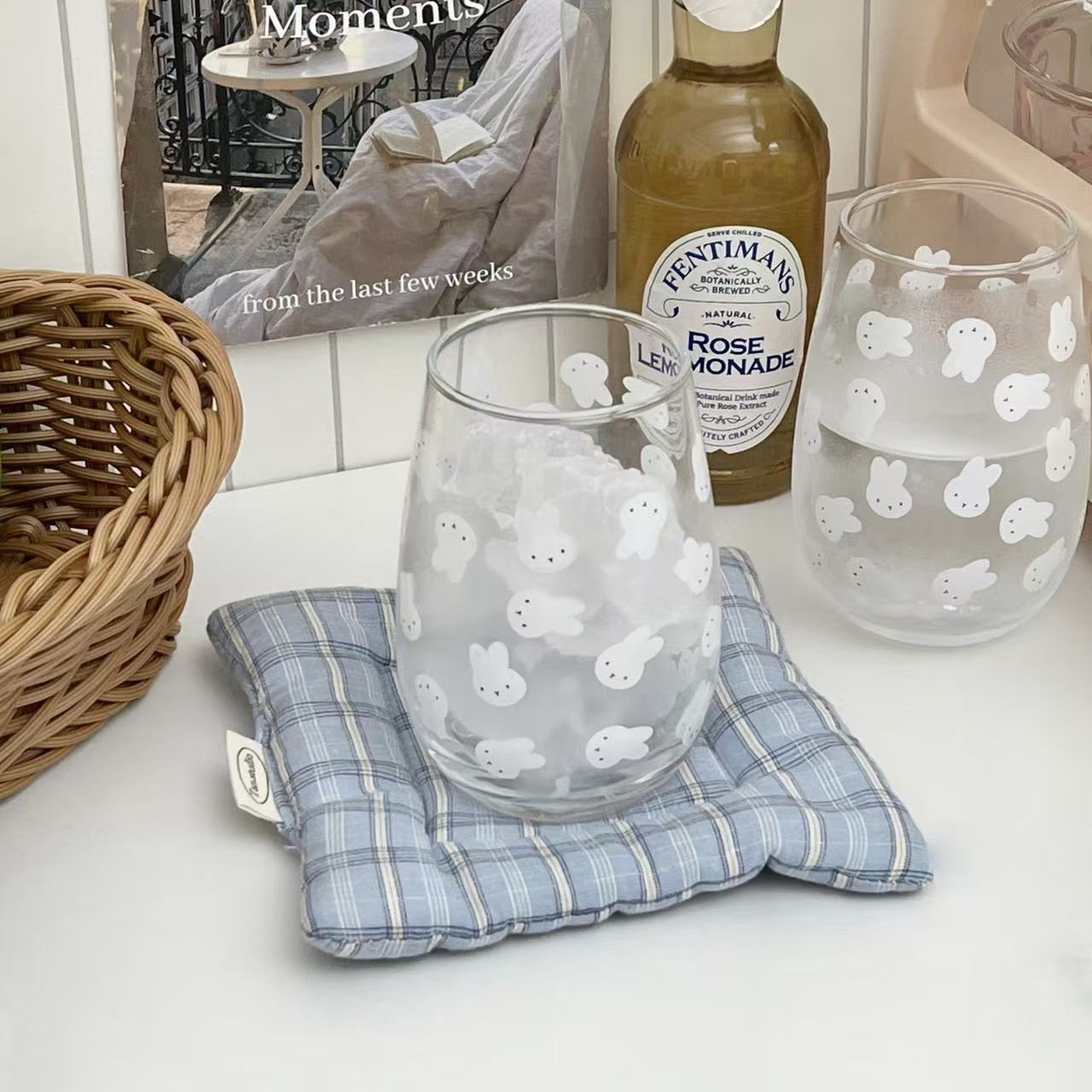 Lindo vaso de vidrio con estam - Coffee And Tea Glass reseña y precio