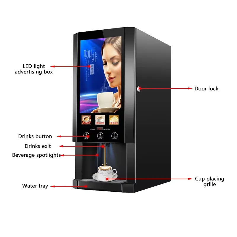 Máquina Expendedora de Café Au - Coffee Tea Vending Machine For Office reseña y precio