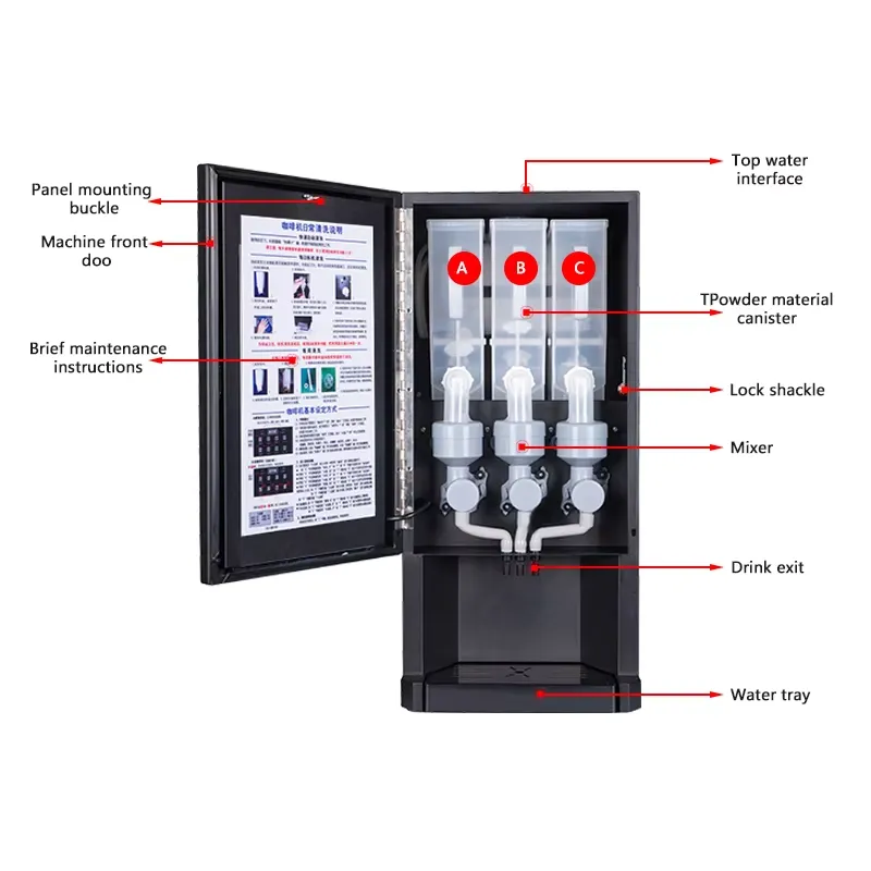 Máquina Expendedora de Café Au - Coffee Tea Vending Machine For Office reseña y precio