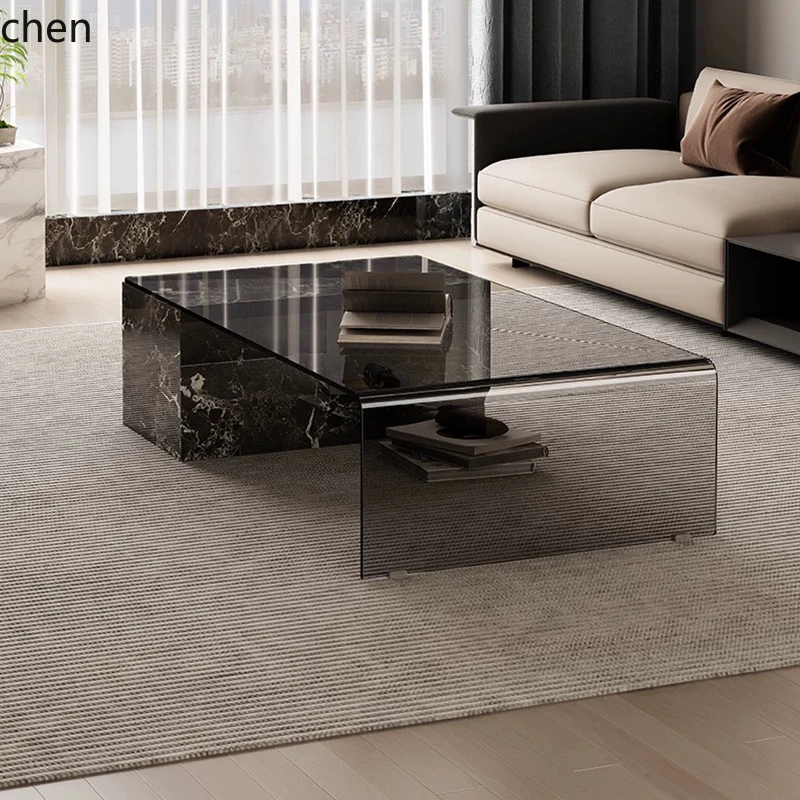 Mesa de centro italiana minima - Coffee And Tea Glass reseña y precio