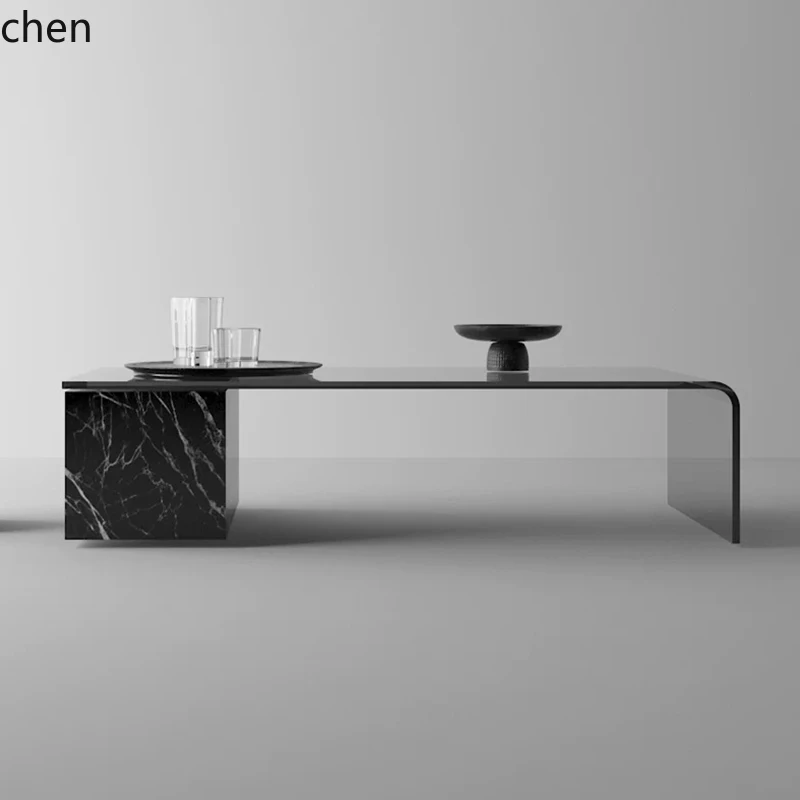 Mesa de centro italiana minima - Coffee And Tea Glass reseña y precio