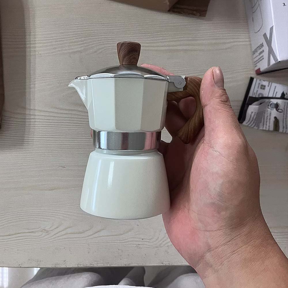 Cafetera italiana de aluminio  - Moka Pot Stove reseña y precio