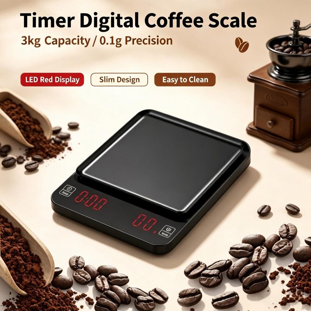 Báscula Digital de Alta Precis - Coffee & Tea Haus reseña y precio