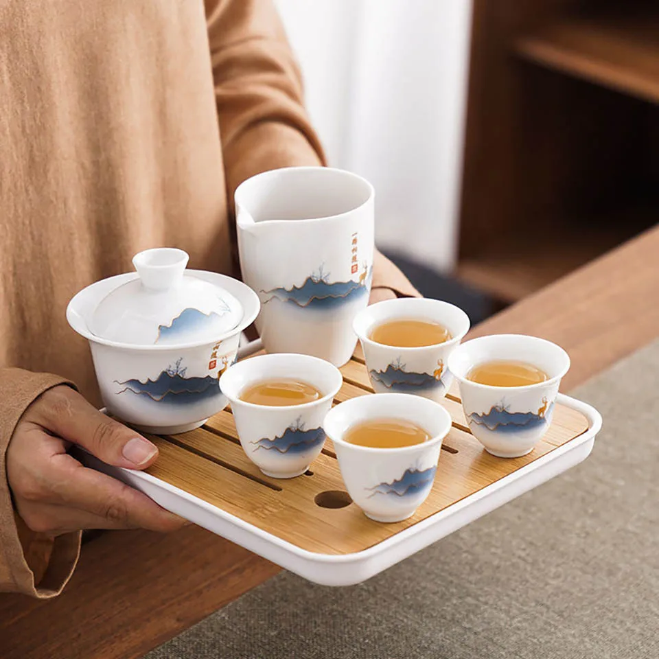 Juego de té chino de cerámica  - Gongfu Tea Set reseña y precio
