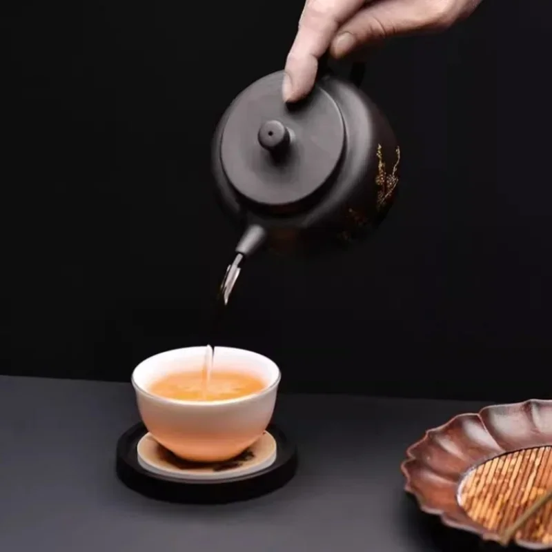 Tapete redondo de madera para  - Coffee Tea In Chinese reseña y precio