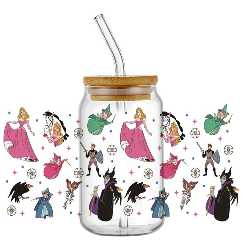 Pegatinas UV DTF con diseño de - Coffee And Tea Glass reseña y precio