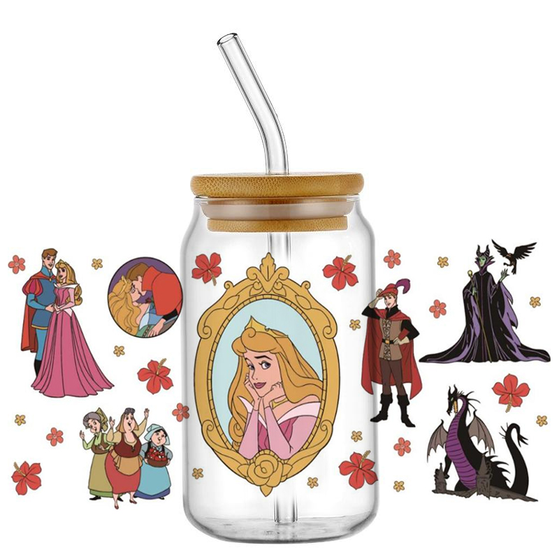 Pegatinas UV DTF con diseño de - Coffee And Tea Glass reseña y precio
