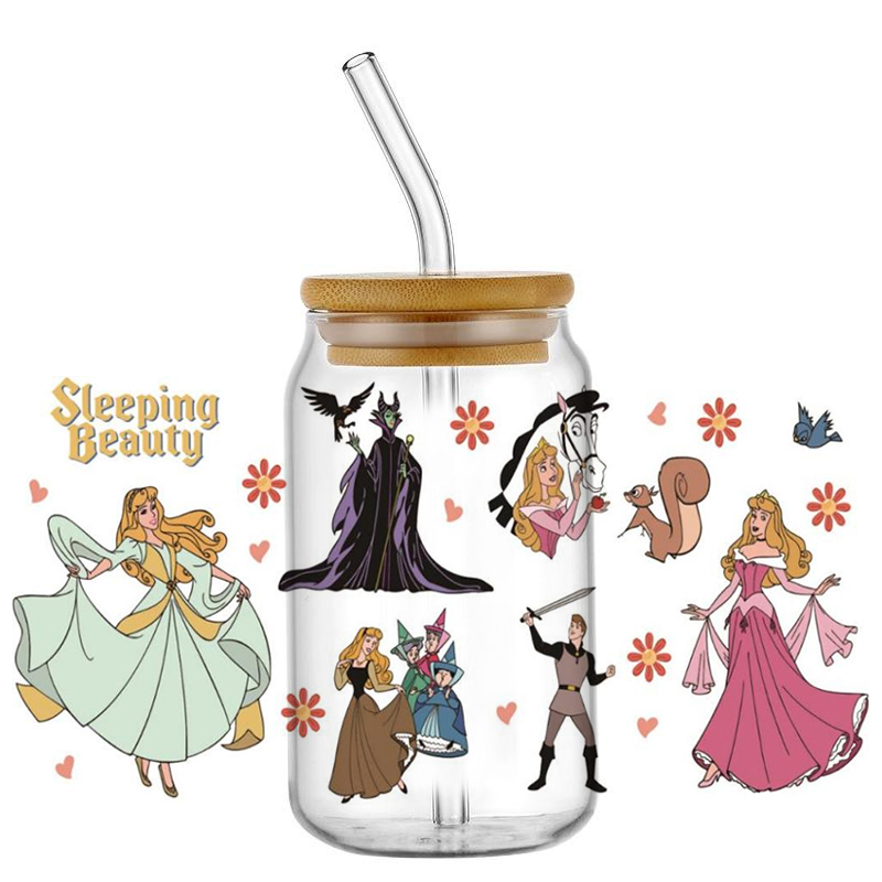 Pegatinas UV DTF con diseño de - Coffee And Tea Glass reseña y precio