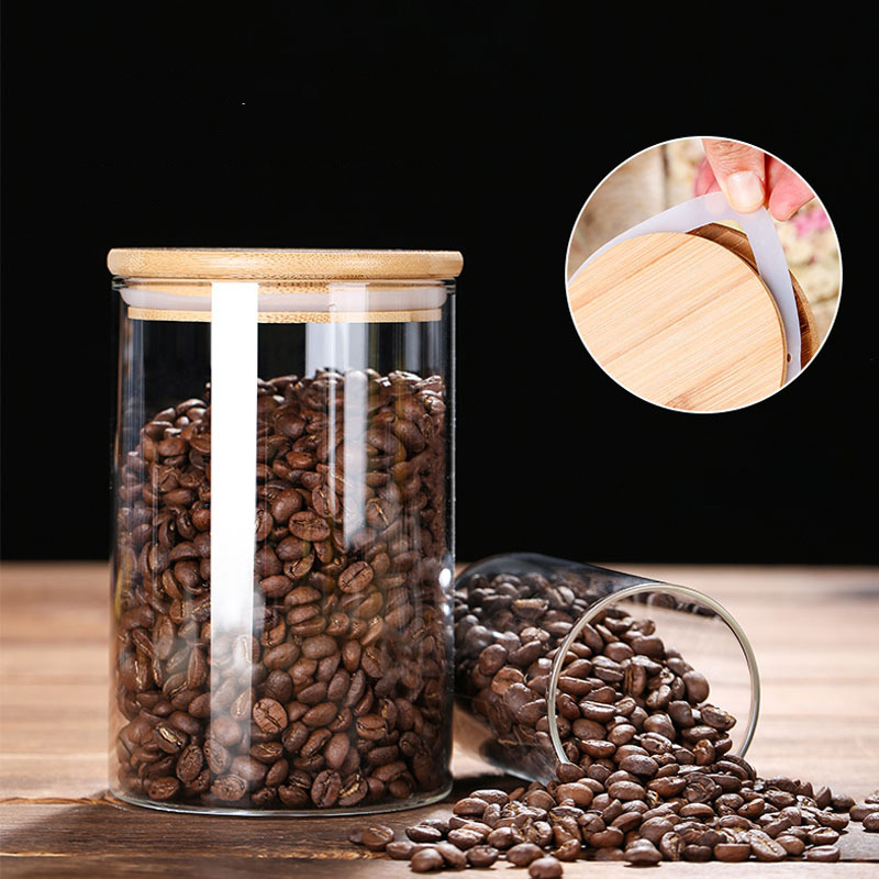Frascos de vidrio para almacen - Coffee Tea And Bean Leaf reseña y precio