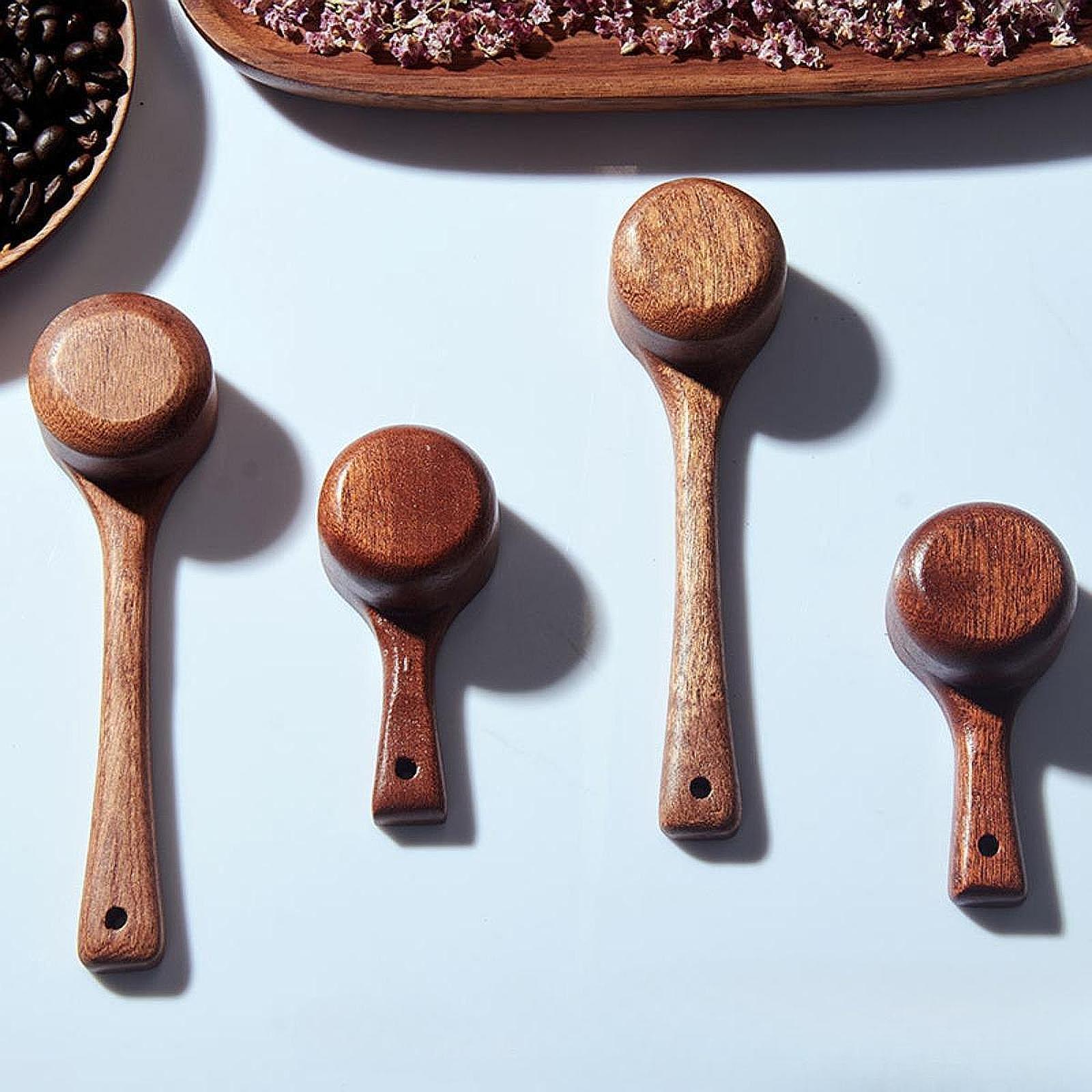 Cuchara Medidora Multifunciona - Coffee Tea And Bean Leaf reseña y precio