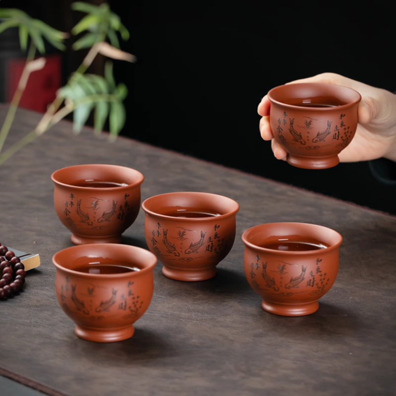 Taza de té de arcilla púrpura  - Coffee Tea In Chinese reseña y precio