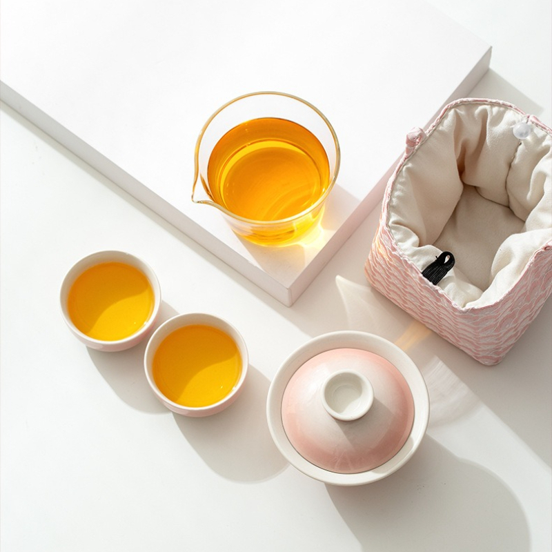 Juego de té de viaje de cerámi - Gongfu Tea Set reseña y precio