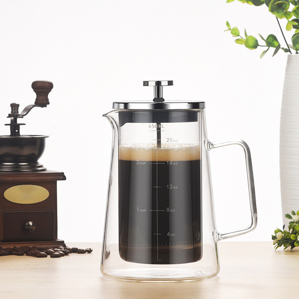 Olla de prensa francesa de dob - Coffee And Tea Glass reseña y precio