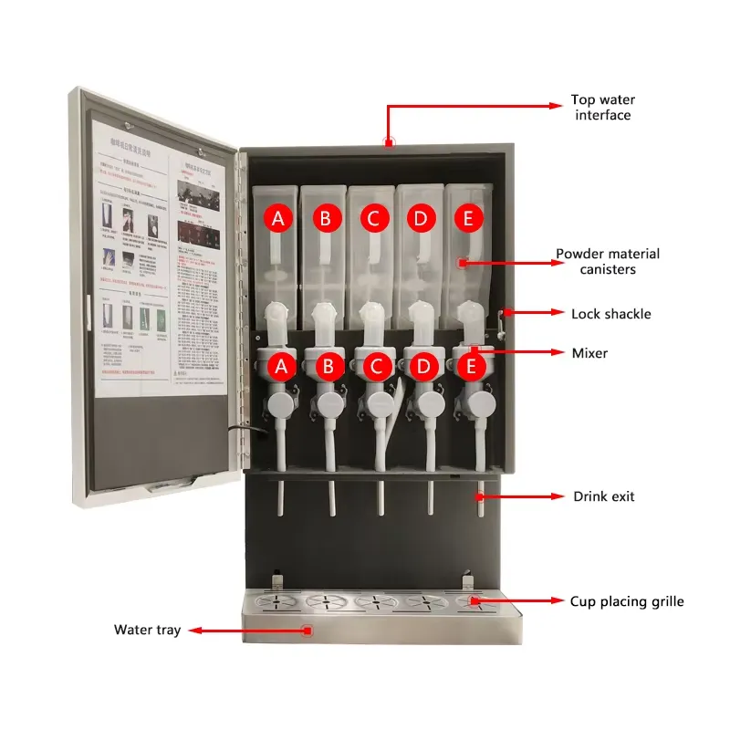 Máquina Expendedora de Café He - Coffee Tea Vending Machine For Office reseña y precio