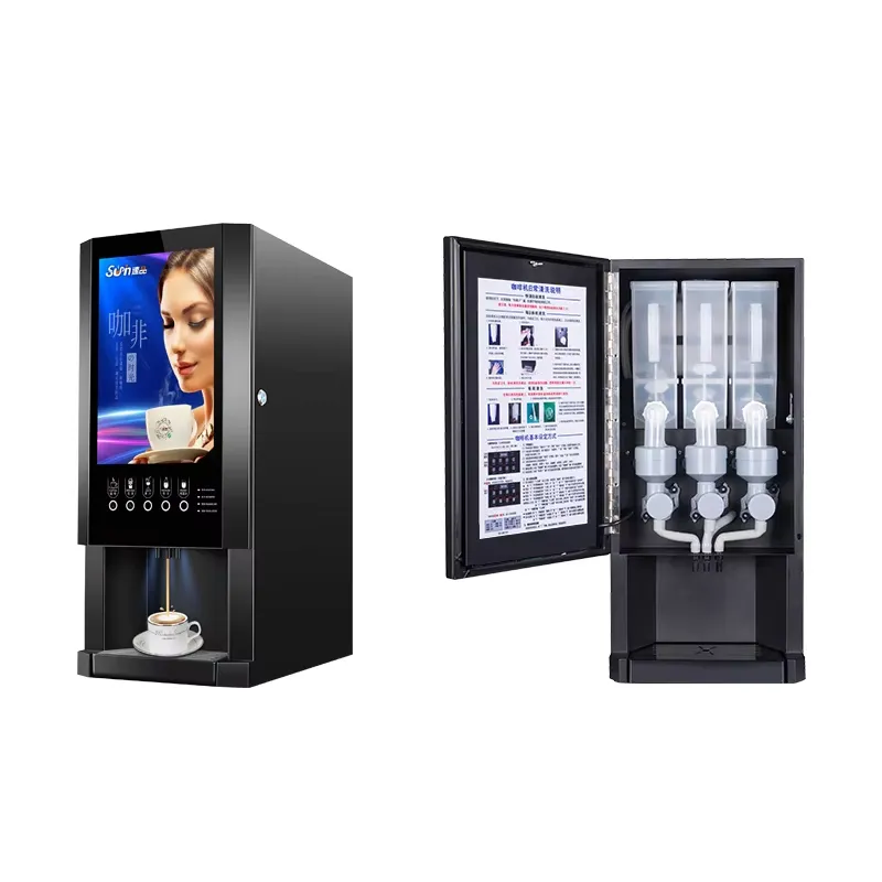 Máquina de Café Instantáneo E3 - Coffee Tea Vending Machine For Office reseña y precio