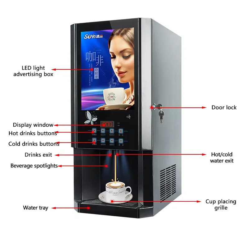 Máquina expendedora automática - Coffee Tea Vending Machine For Office reseña y precio