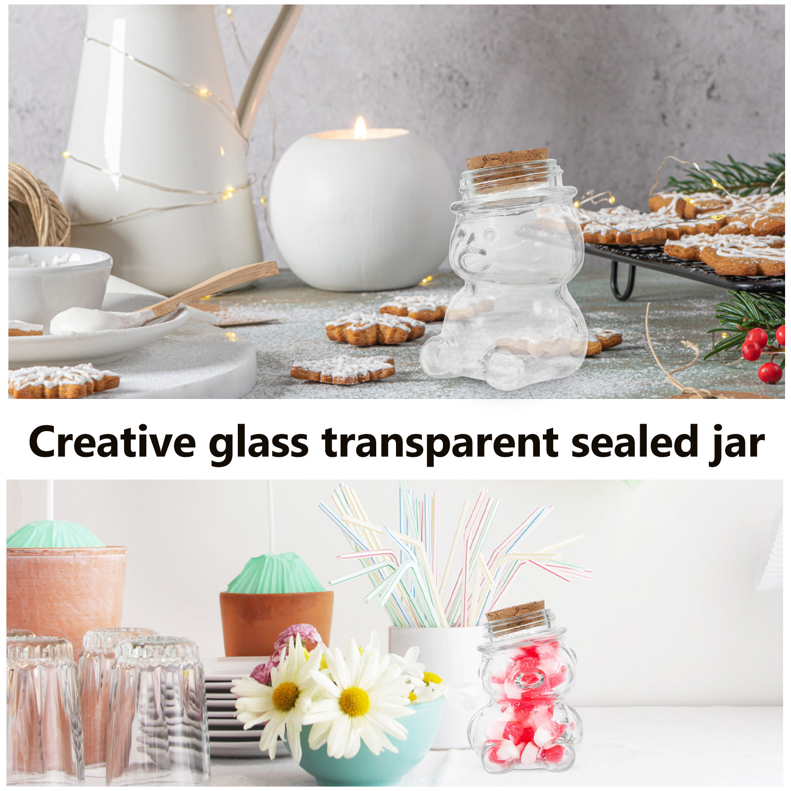 Juego de 4 tarros de cristal t - Coffee And Tea Glass reseña y precio