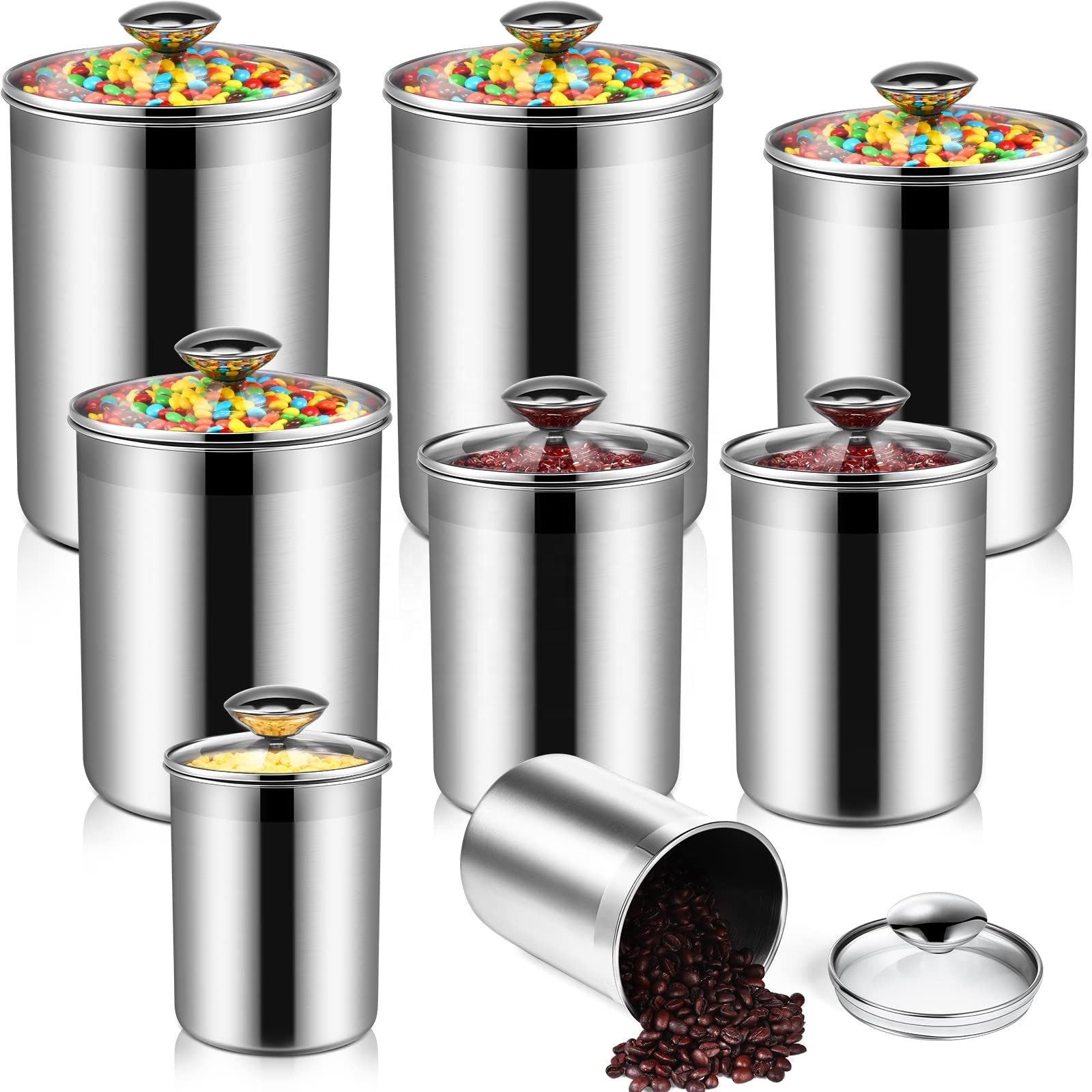 Contenedores de almacenamiento - Coffee And Tea Glass reseña y precio