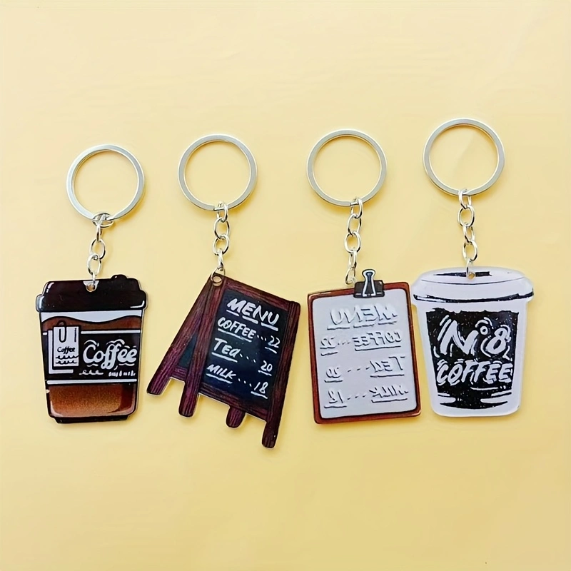 Llavero de acrílico con forma  - Coffee & Tea Haus reseña y precio